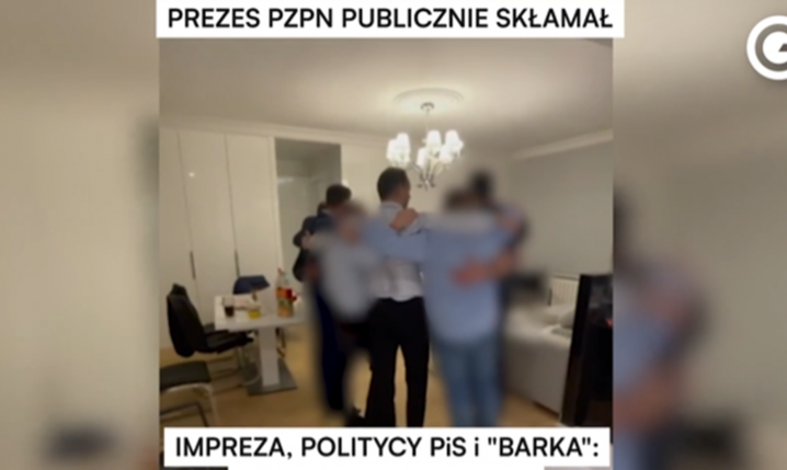 HIT! Impreza z prezesem PZPN i śpiewana BARKA wspólnie z politykami xD [VIDEO]
